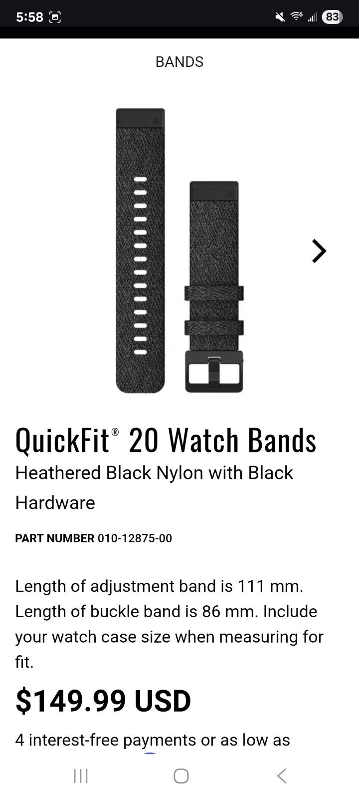 Garmin fenix 8 43mm Amoled Sapphire Carbon Gray Titanium