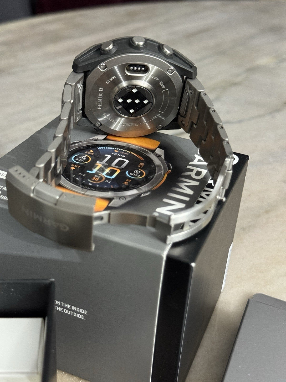 Garmin Fenix 8 AMOLED Sapphire GPS Smartwatch 51mm Titanium