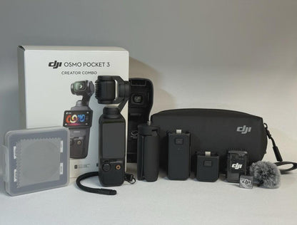 DJI Osmo Pocket 3 Creator Combo Vlogging Camera + 4 Lenses Bundle
