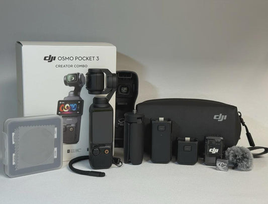DJI Osmo Pocket 3 Creator Combo Vlogging Camera + 4 Lenses Bundle