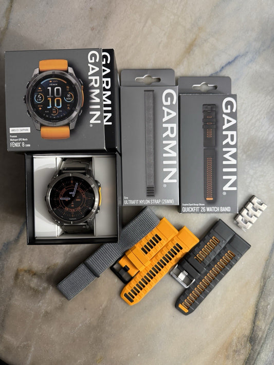 Garmin Fenix 8 AMOLED Sapphire GPS Smartwatch 51mm Titanium