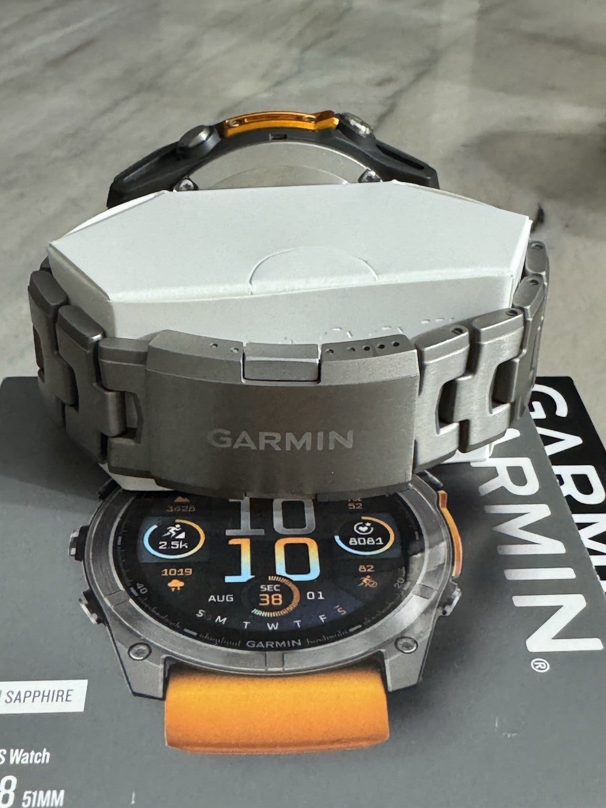 Garmin Fenix 8 AMOLED Sapphire GPS Smartwatch 51mm Titanium