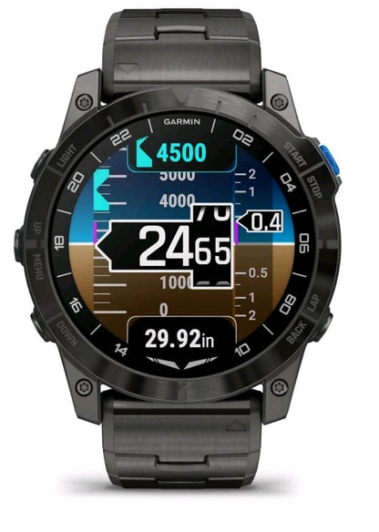 Garmin D2 Mach 1 Pro Aviator Watch Advanced Features 51 mm Large Dial New