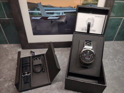 Garmin D2 Mach 1 Pro Aviator Watch Advanced Features 51 mm Large Dial New