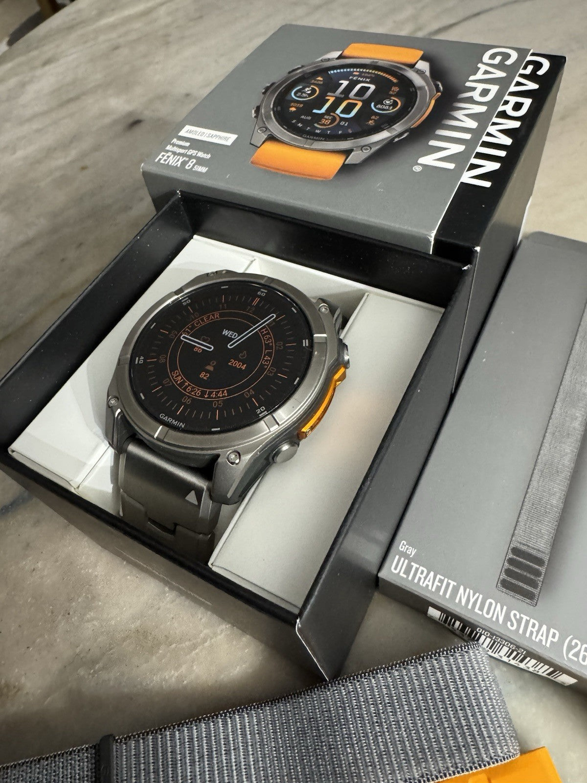 Garmin Fenix 8 AMOLED Sapphire GPS Smartwatch 51mm Titanium