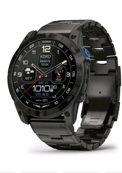 Garmin D2 Mach 1 Pro Aviator Watch Advanced Features 51 mm Large Dial New