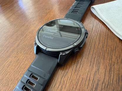 Garmin fēnix 8, 47 mm, AMOLED, Sapphire, Carbon Gray DLC Titanium +Black/pb Band