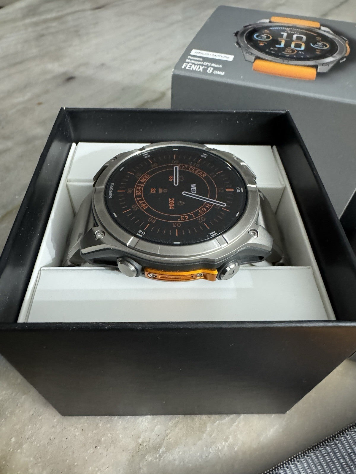 Garmin Fenix 8 AMOLED Sapphire GPS Smartwatch 51mm Titanium